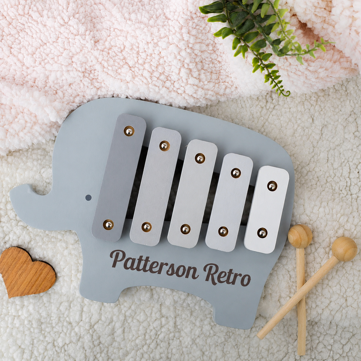 Patterson Retro Elephant Xylophone Toy