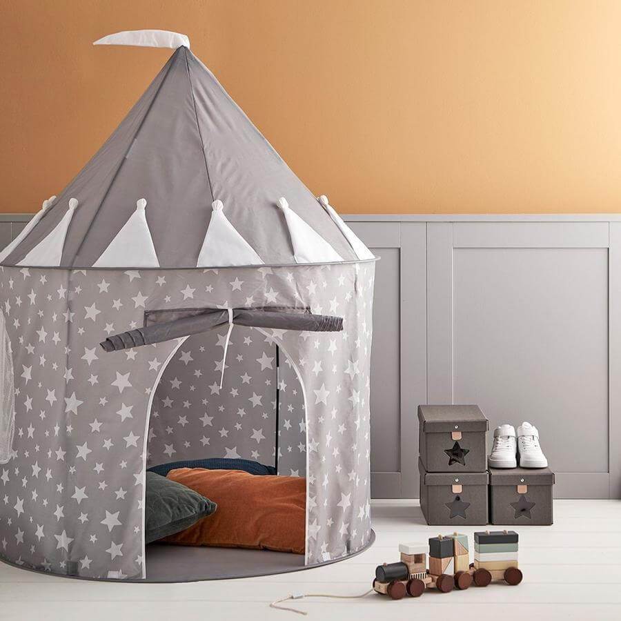 Kids Concept Play Tent - Star Grey
