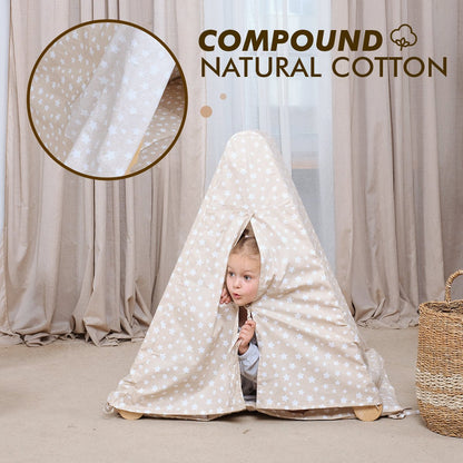 Play Tent Cover with Mat for Triangle Ladder